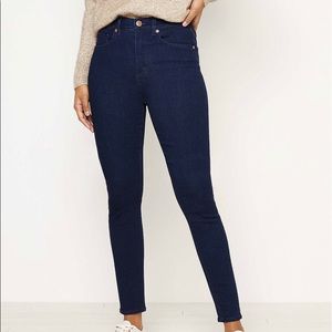 NWT Loft Curvy Skinny High Waist Jeans 10 30